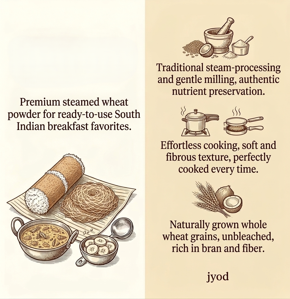 Steamed Wheat Powder